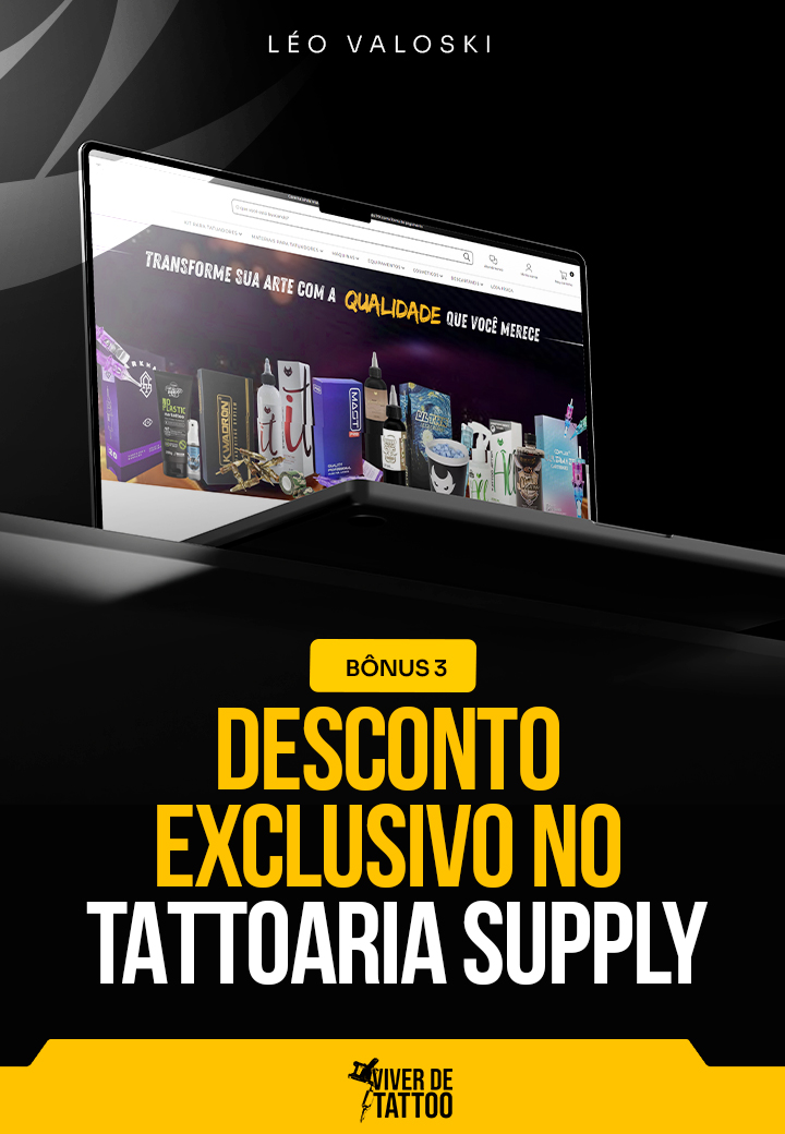 Desconto Exclusivo no Tattoaria Supply